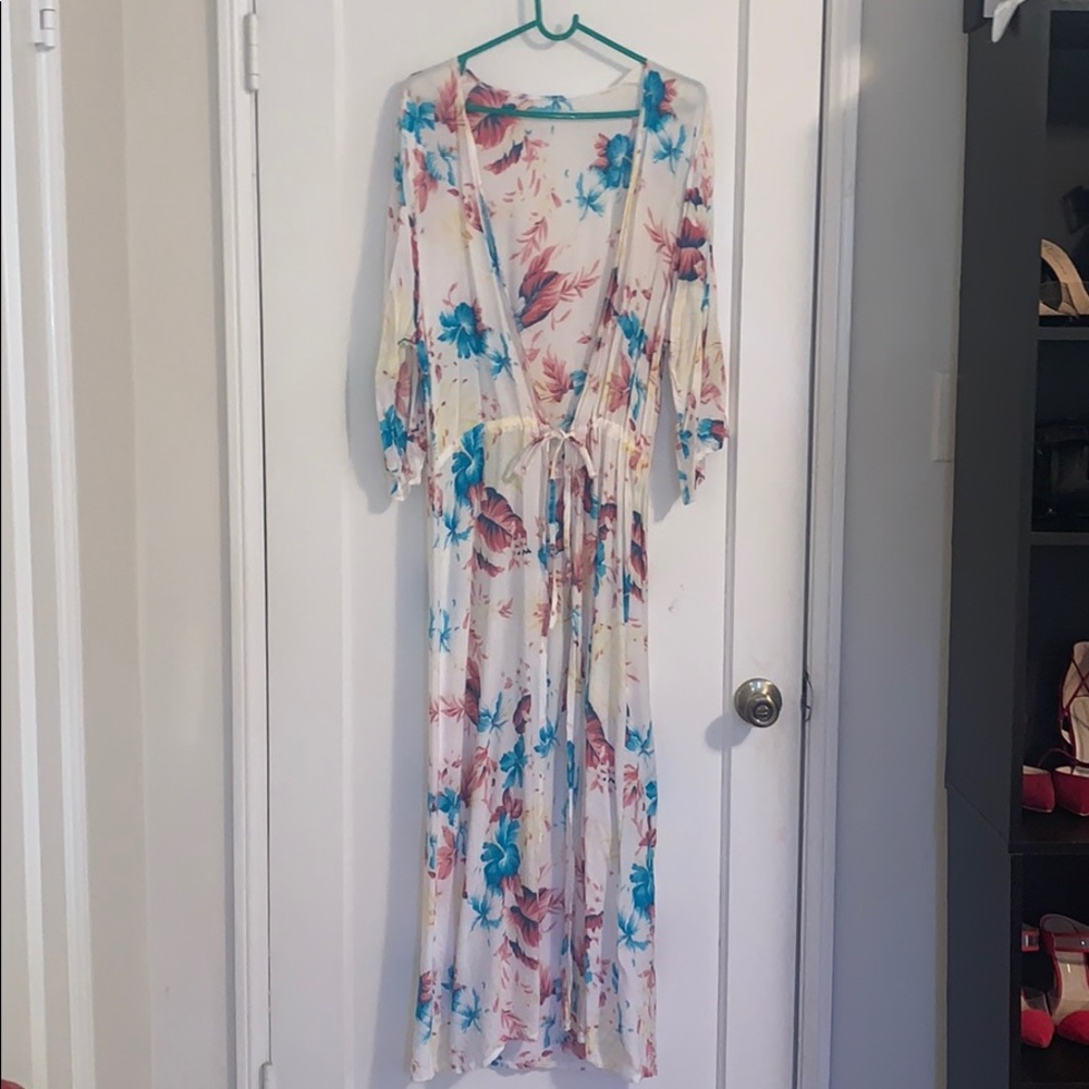 Light Floral Kimono